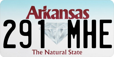 AR license plate 291MHE