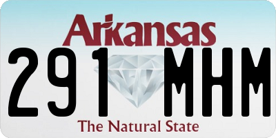 AR license plate 291MHM