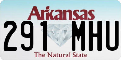 AR license plate 291MHU