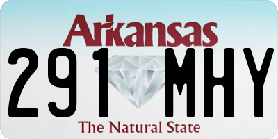 AR license plate 291MHY