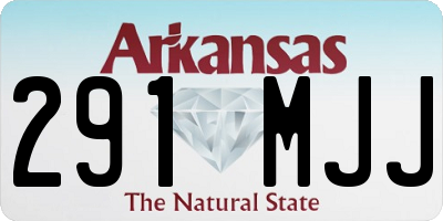 AR license plate 291MJJ