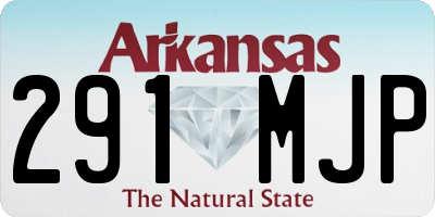 AR license plate 291MJP