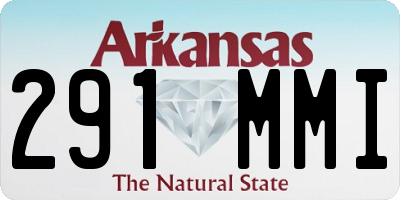AR license plate 291MMI