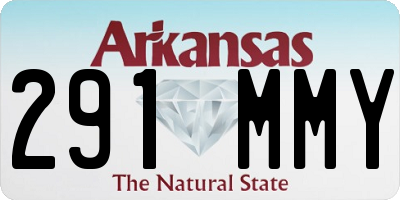 AR license plate 291MMY