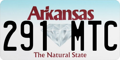 AR license plate 291MTC