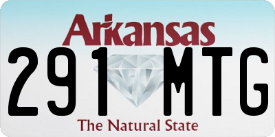 AR license plate 291MTG