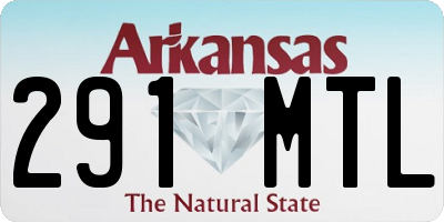 AR license plate 291MTL