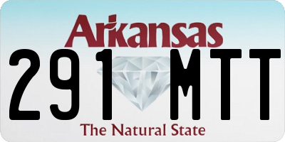 AR license plate 291MTT
