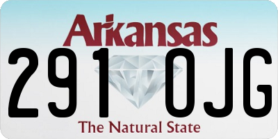 AR license plate 291OJG