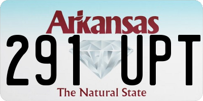 AR license plate 291UPT