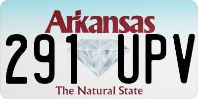 AR license plate 291UPV