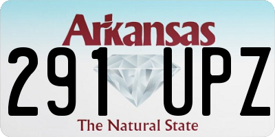 AR license plate 291UPZ