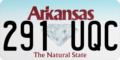 AR license plate 291UQC