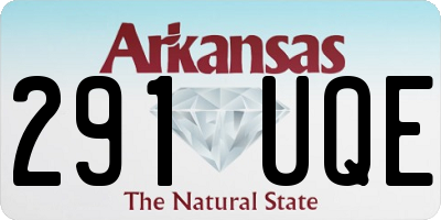 AR license plate 291UQE