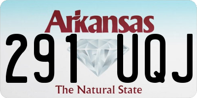AR license plate 291UQJ