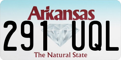 AR license plate 291UQL