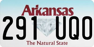 AR license plate 291UQO