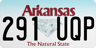 AR license plate 291UQP
