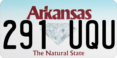 AR license plate 291UQU