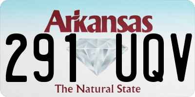AR license plate 291UQV
