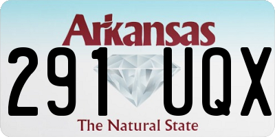 AR license plate 291UQX