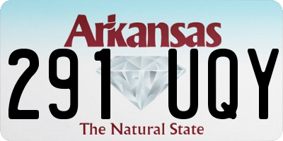 AR license plate 291UQY