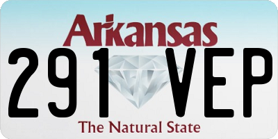 AR license plate 291VEP