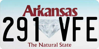 AR license plate 291VFE