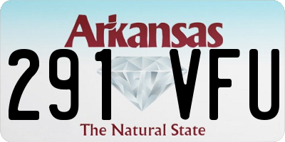AR license plate 291VFU