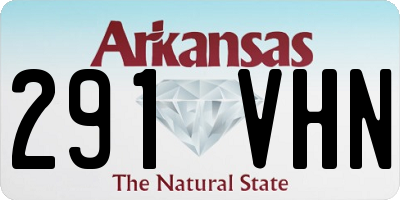 AR license plate 291VHN