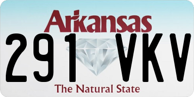 AR license plate 291VKV