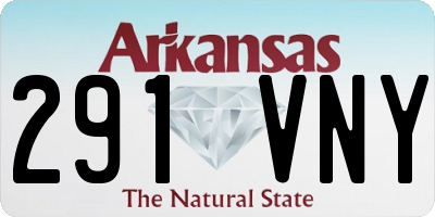 AR license plate 291VNY