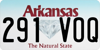 AR license plate 291VOQ