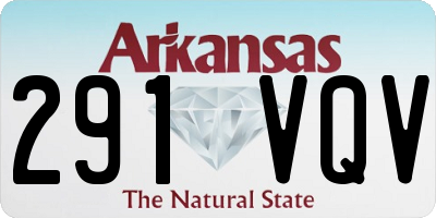 AR license plate 291VQV