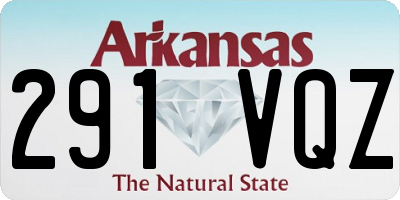 AR license plate 291VQZ