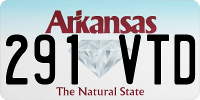 AR license plate 291VTD