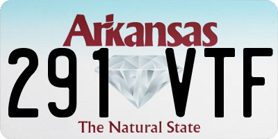 AR license plate 291VTF