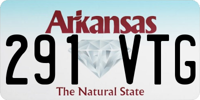 AR license plate 291VTG