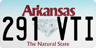 AR license plate 291VTI