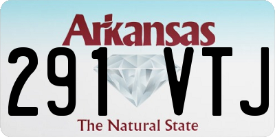 AR license plate 291VTJ