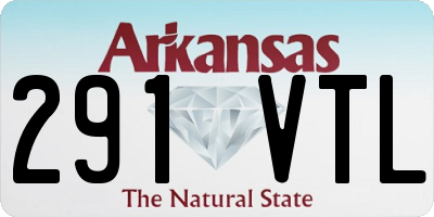 AR license plate 291VTL