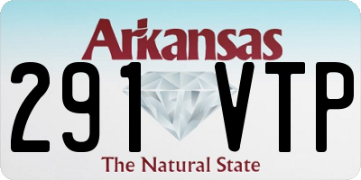 AR license plate 291VTP