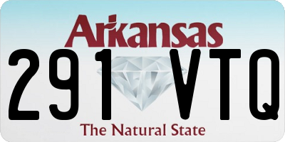 AR license plate 291VTQ