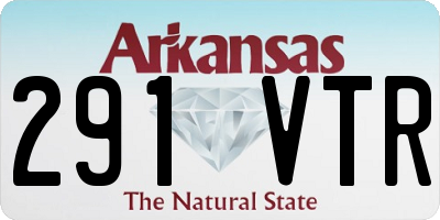 AR license plate 291VTR