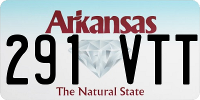AR license plate 291VTT