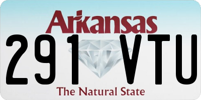AR license plate 291VTU