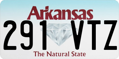 AR license plate 291VTZ