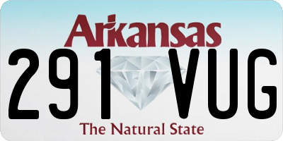 AR license plate 291VUG