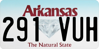 AR license plate 291VUH