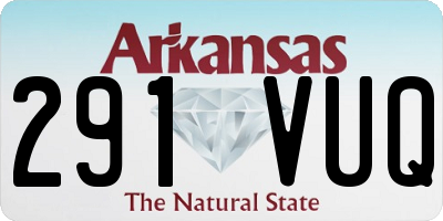 AR license plate 291VUQ